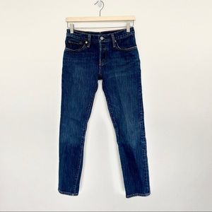 Levi’s 501 CT Boyfriend Button Fly Jeans. Indigo Blue. Waist 24. Length 32.